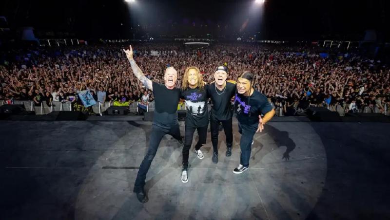Legendara trupă Metallica susţine un concert miercuri, 13 mai 2026, pe Arena Naţională din Bucureşti