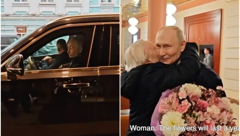 Putin a mers cu SUV-ul Aurus la un hotel din Moscova pentru a se întâlni cu fosta lui profesoară