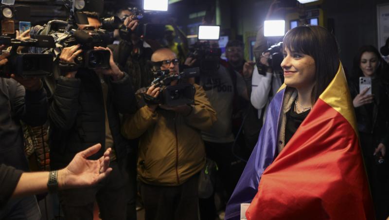 Alexandra Căpitănescu, primele declaraţii la revenirea în ţară: "Suntem câştigătorii inimilor"