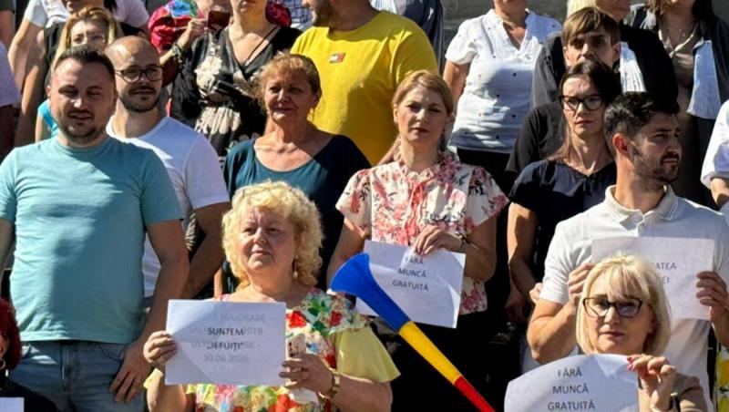 Sindicaliștii din Finanțe ies în stradă, nemulțumiți de salarii. Urmează două luni de proteste