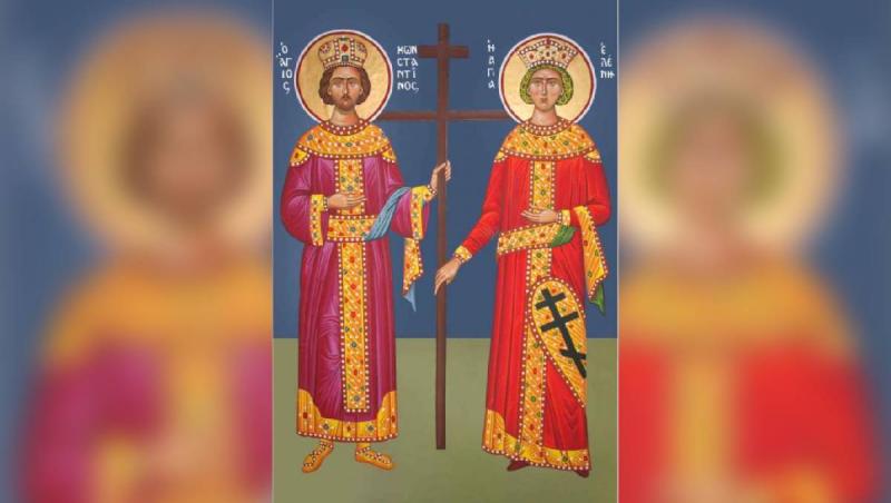 Sf. Constantin şi Elena, patronii Târgu Jiului, sărbătoriţi de mii de credincioşi. Seară de lumină şi emoţie