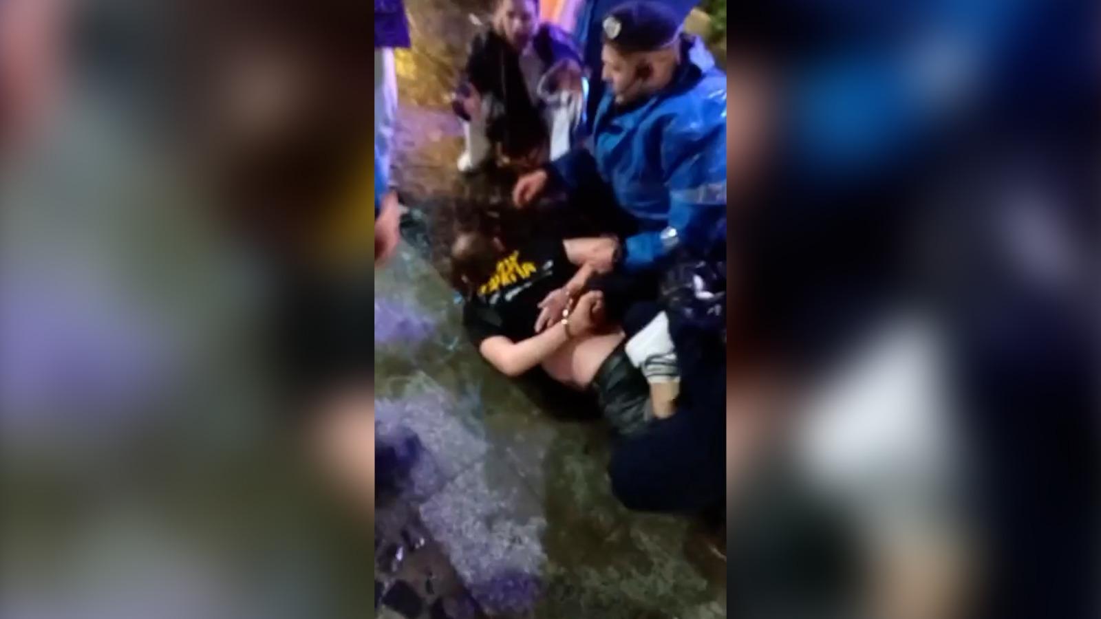 Bătaie în Centrul Vechi între fanii lui Max Korzh