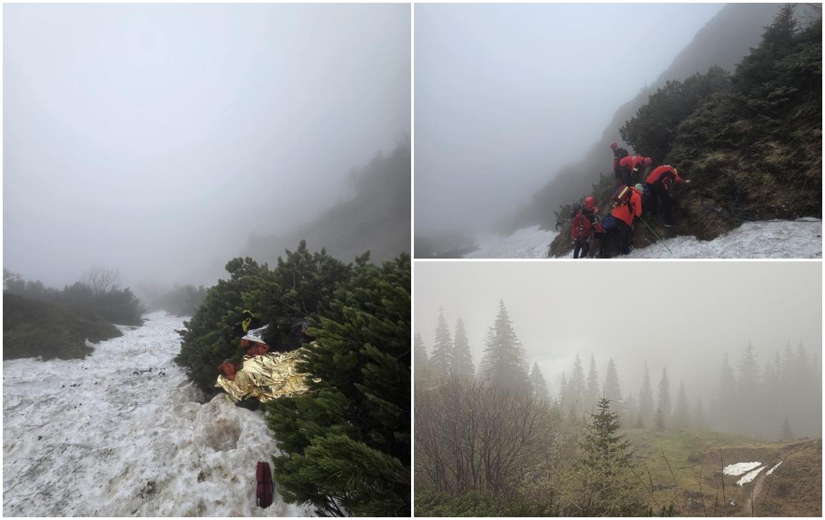Filmul incidentului de la maratonul din Bucegi, soldat cu 11 răniţi. Salvamont ar fi cerut oprirea concursului