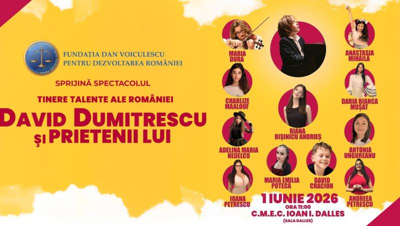 Membrii campaniei „100 de tineri pentru dezvoltarea României”, într-un eveniment-spectacol de Ziua Copilului