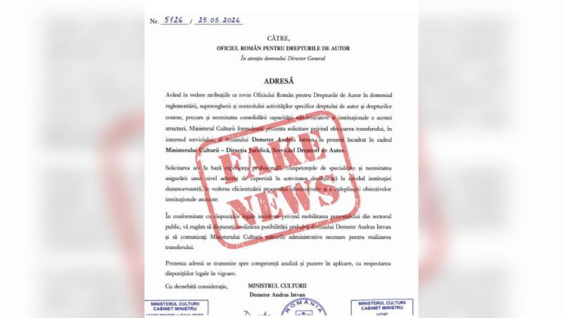 Ministerul Culturii neagă transferul lui Demeter Andras la ORDA după demisie: "Este angajat al SRTV"