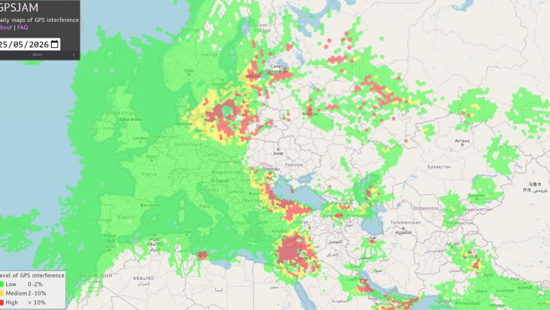 Rusia poate manipula semnalele GPS pe o rază de până la 450 de kilometri din Kaliningrad. Ţările UE afectate