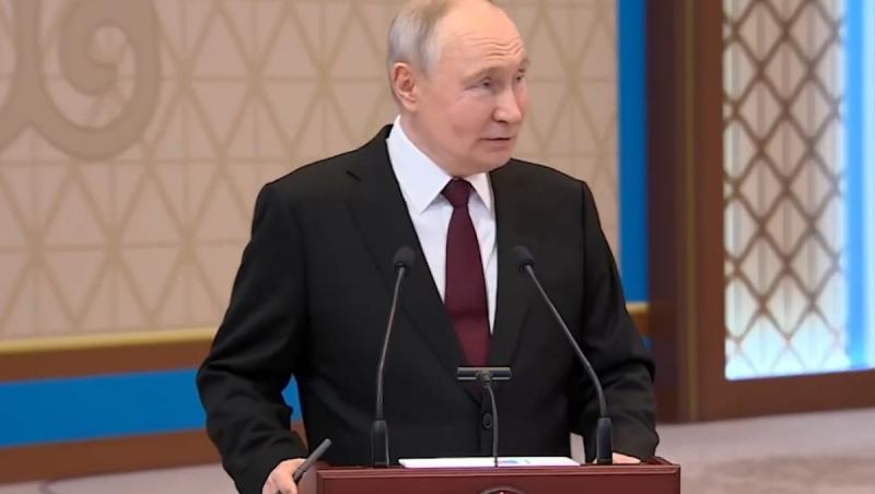 Prima reacţie a lui Putin după prăbuşirea dronei la Galaţi: "Să ne trimită rămăşiţele şi vom face o anchetă"