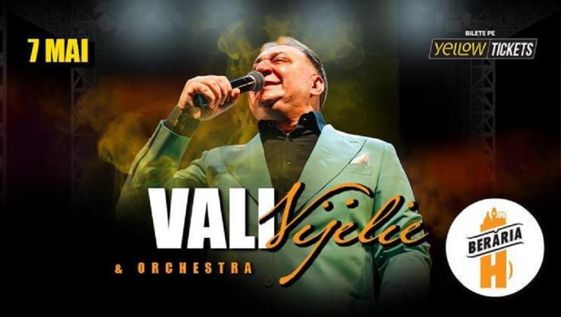 Vali Vijelie susţine un concert joi, 7 mai, în Berăria H din Bucureşti