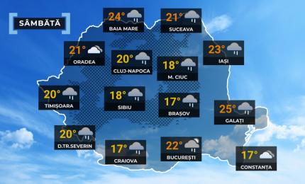 Vremea de mâine 9 mai. Furtunile lovesc din nou România. Sunt anunţate ploi torenţiale şi vijelii