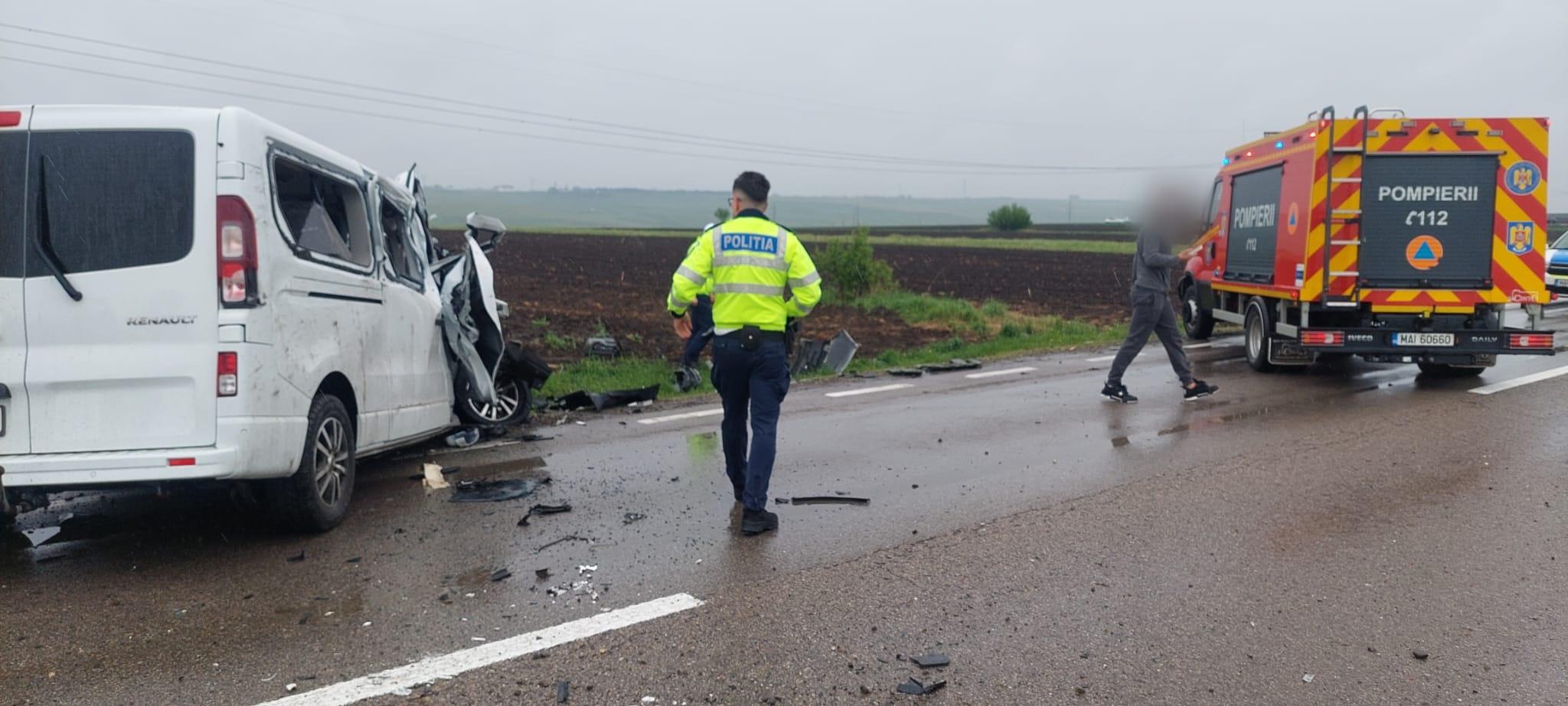 Accident pe Drumul Morţii E85.