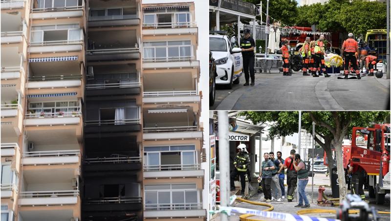 Incendiu de groază într-un bloc din Mallorca