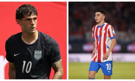 Christian Pulisic (SUA) şi Miguel Almiron (Paraguay) sunt "decarii" celor două naţionale care se înfruntă la Los Angeles
