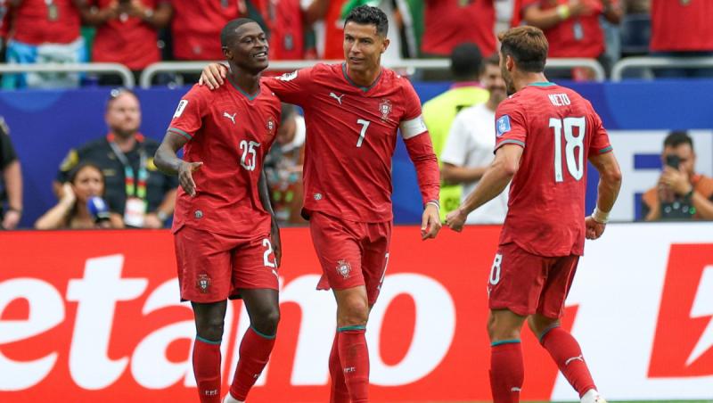 Portugalia - Uzbekistan 3-0. Revanşa lui Ronaldo, după prima lui dublă la Mondial. A &icirc;nscris şi Mendes