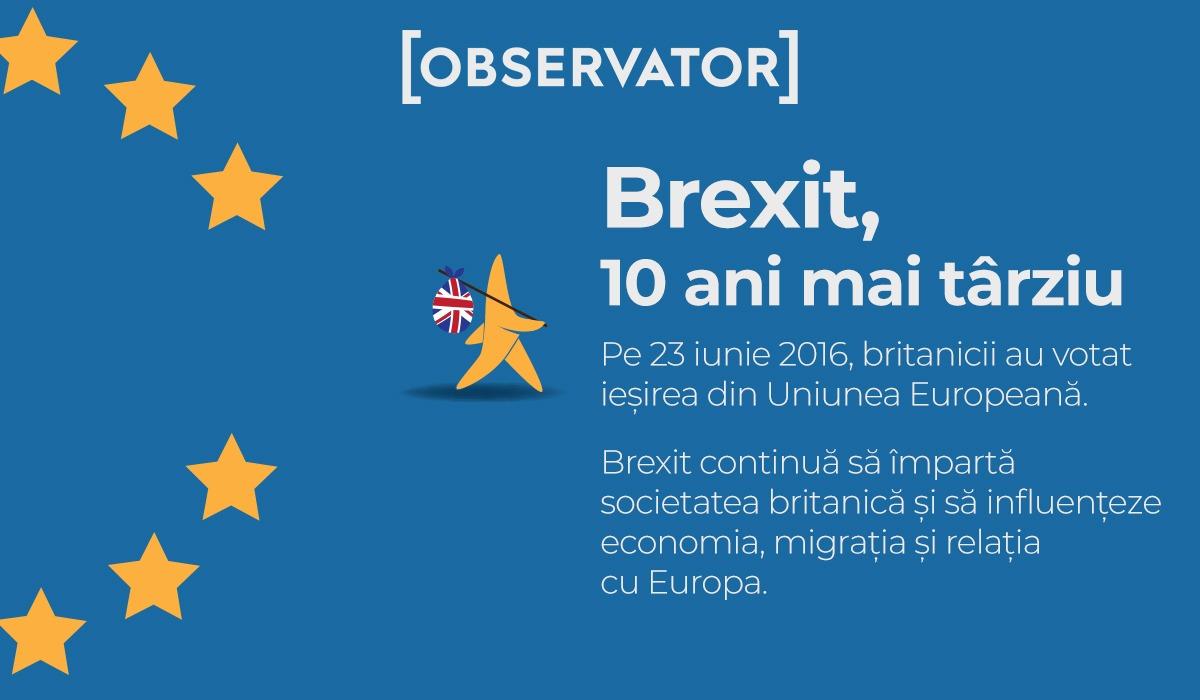 10 ani de la Brexit. Ce s-a schimbat și de ce regretă englezii: birocrație, imigrație și o liră mai slabă
