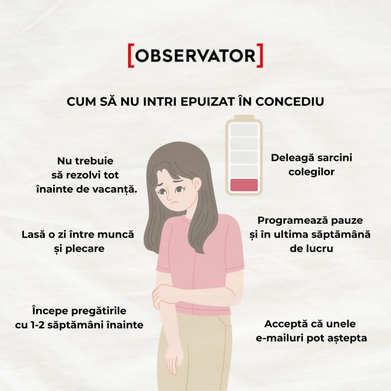 ce poți face ca să nu mai pleci obosită în vacanță