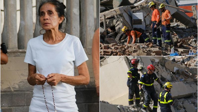 Momentul în care un băiat de 11 ani este scos în viaţă dintre dărâmături, în Venezuela