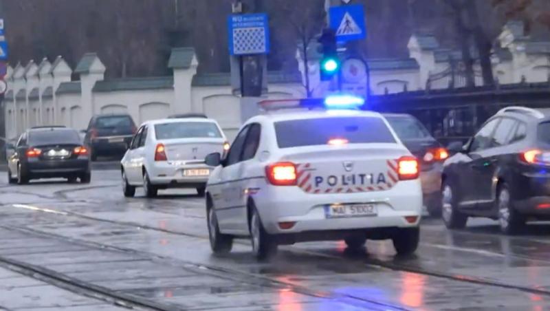 Copil de 7 ani din Timiş, lovit de maşina de Poliţie pe trecere. Poliţistul a oprit, apoi a dat înapoi