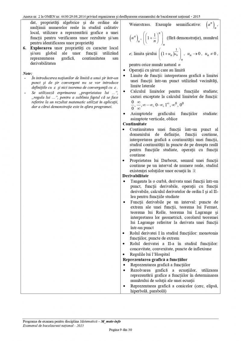 Subiectele la matematică de la BAC 2026, publicate astăzi