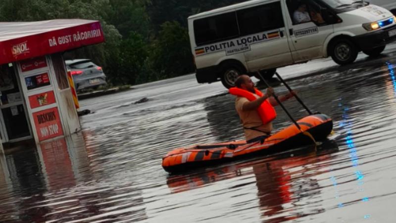 Furtună extremă în Pantelimon: statistic, fenomenul apare o dată la 100 de ani