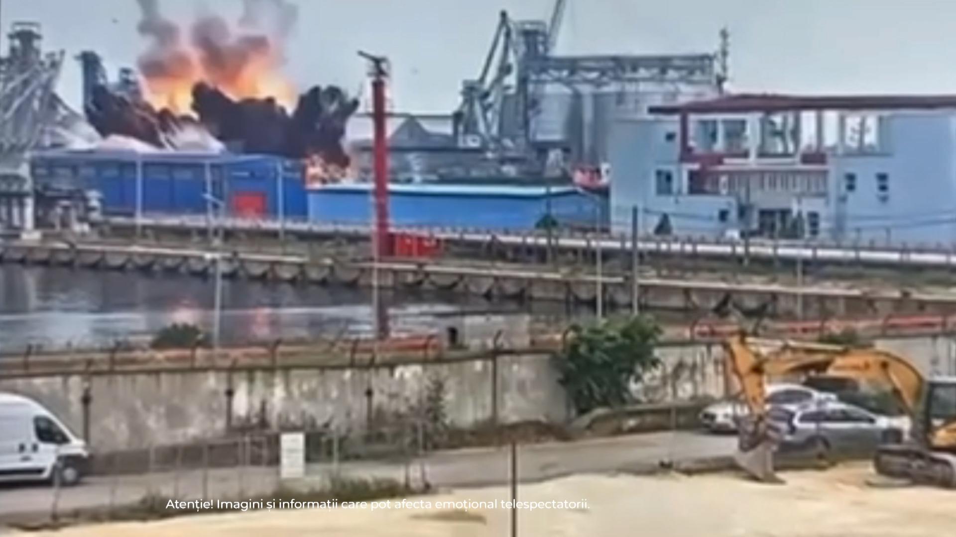 Explozia dronei maritime, resimţită pe o rază de 3 kilometri. "Războiul e aproape"