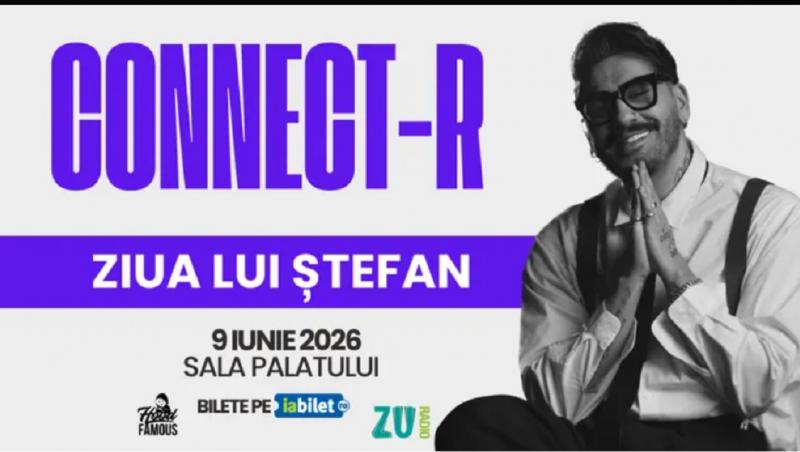 Connect-R susţine un concert special marţi, 9 iunie, de la ora 20.00, la Sala Palatului din Bucureşti