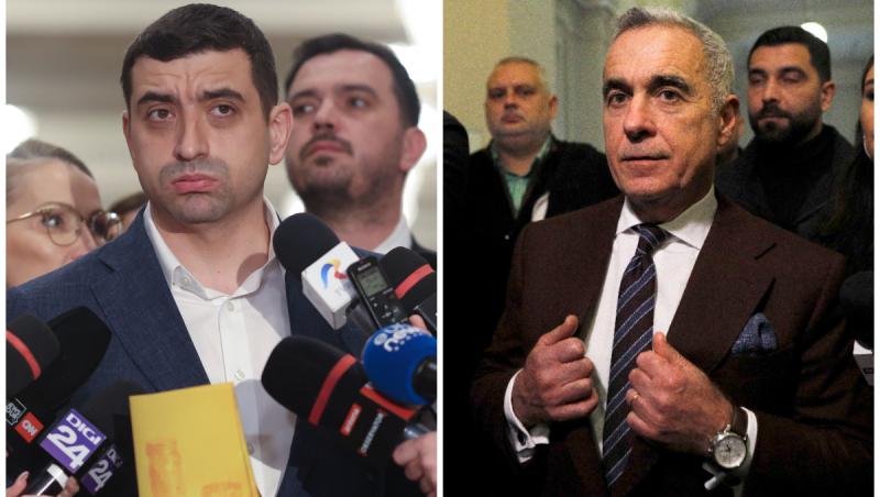 Călin Georgescu şi George Simion îndeamnă la suspendarea lui Nicuşor Dan. Şeful AUR cere alegeri anticipate