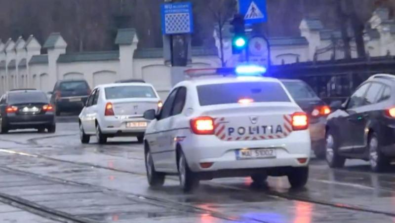 Un şofer de 20 de ani din Năvodari a intrat într-o maşină de poliţie. Autospeciala era în misiune