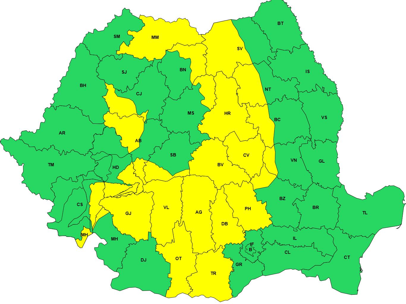 Val de căldură și instabilitate atmosferică până pe 18 iulie. Zonele afectate