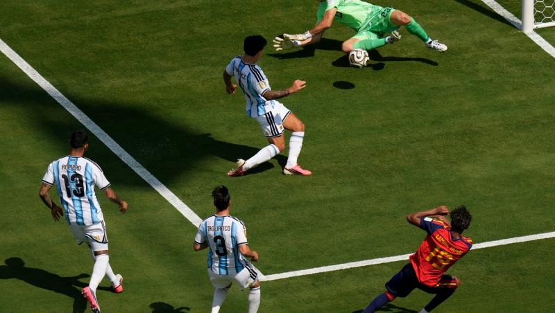 Spania - Argentina 0-0, LIVE pe Antena 1. Yamal ratează prima mare ocazie a meciului