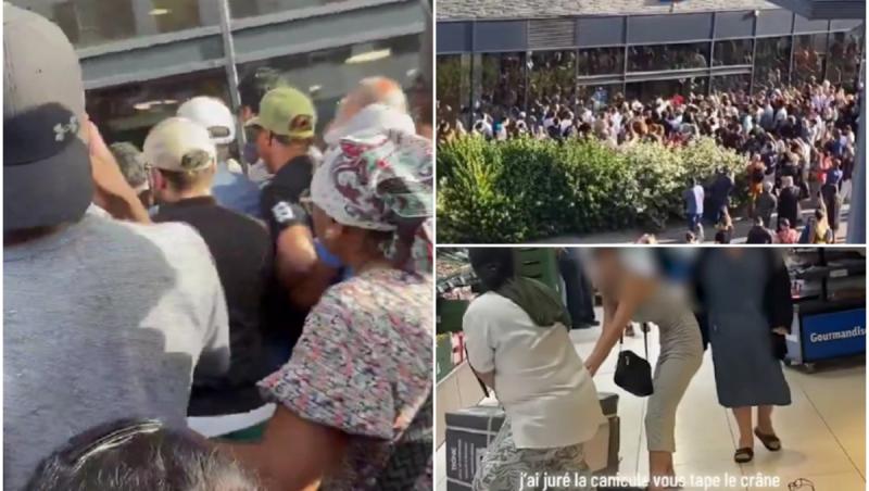 Bătaie pe AC-uri în magazinele Lidl din Franța. Clienții s-au îmbrâncit și și-au smuls cutiile din mâini