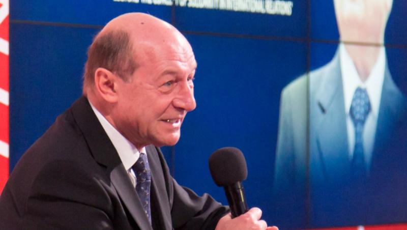 Fostul preşdinte Traian Băsescu. 21 decembrie 2015