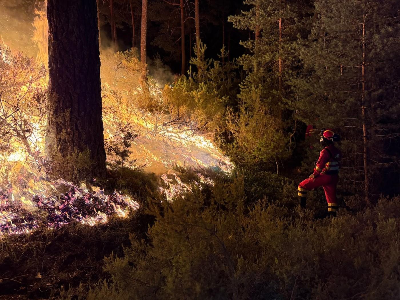Două oraşe din Spania, în stare de urgenţă din cauza incendiilor masive de vegetaţie