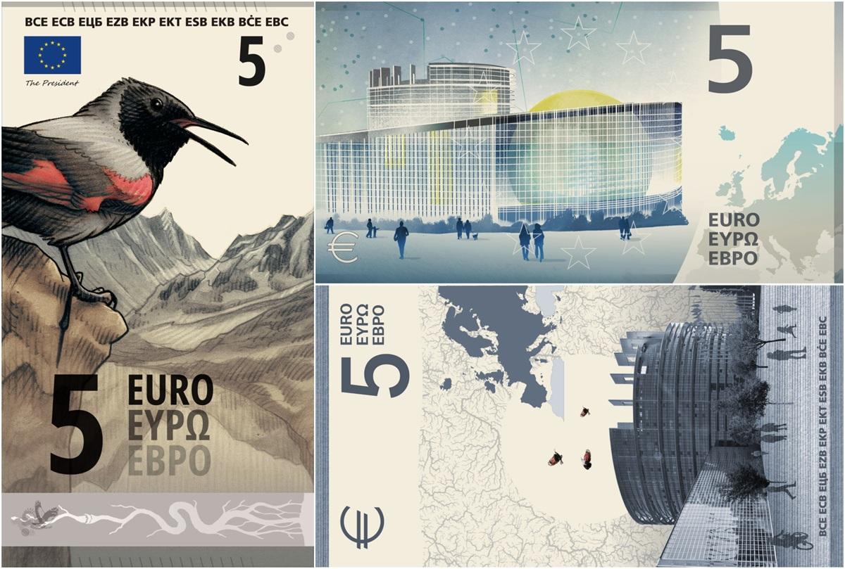 BCE a anunţat cum vor arăta noile bancnote euro