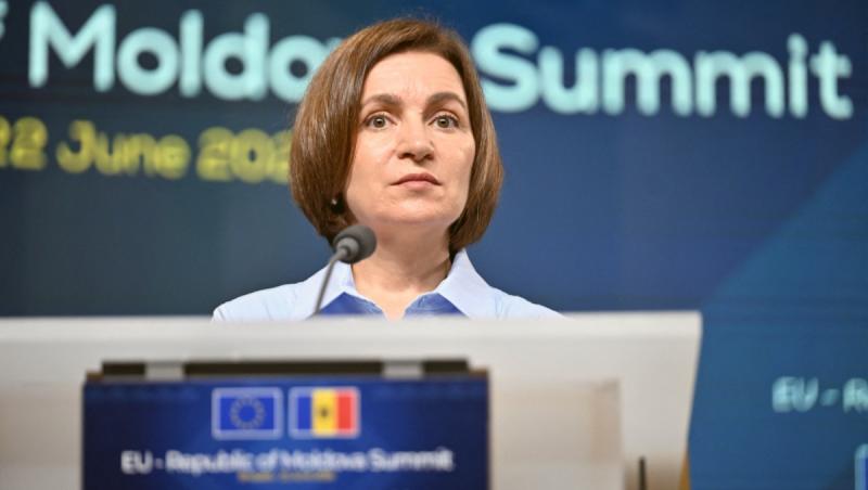 Maia Sandu, reacție după a treia dronă doborată: "Securitatea României e securitatea Republicii Moldova"