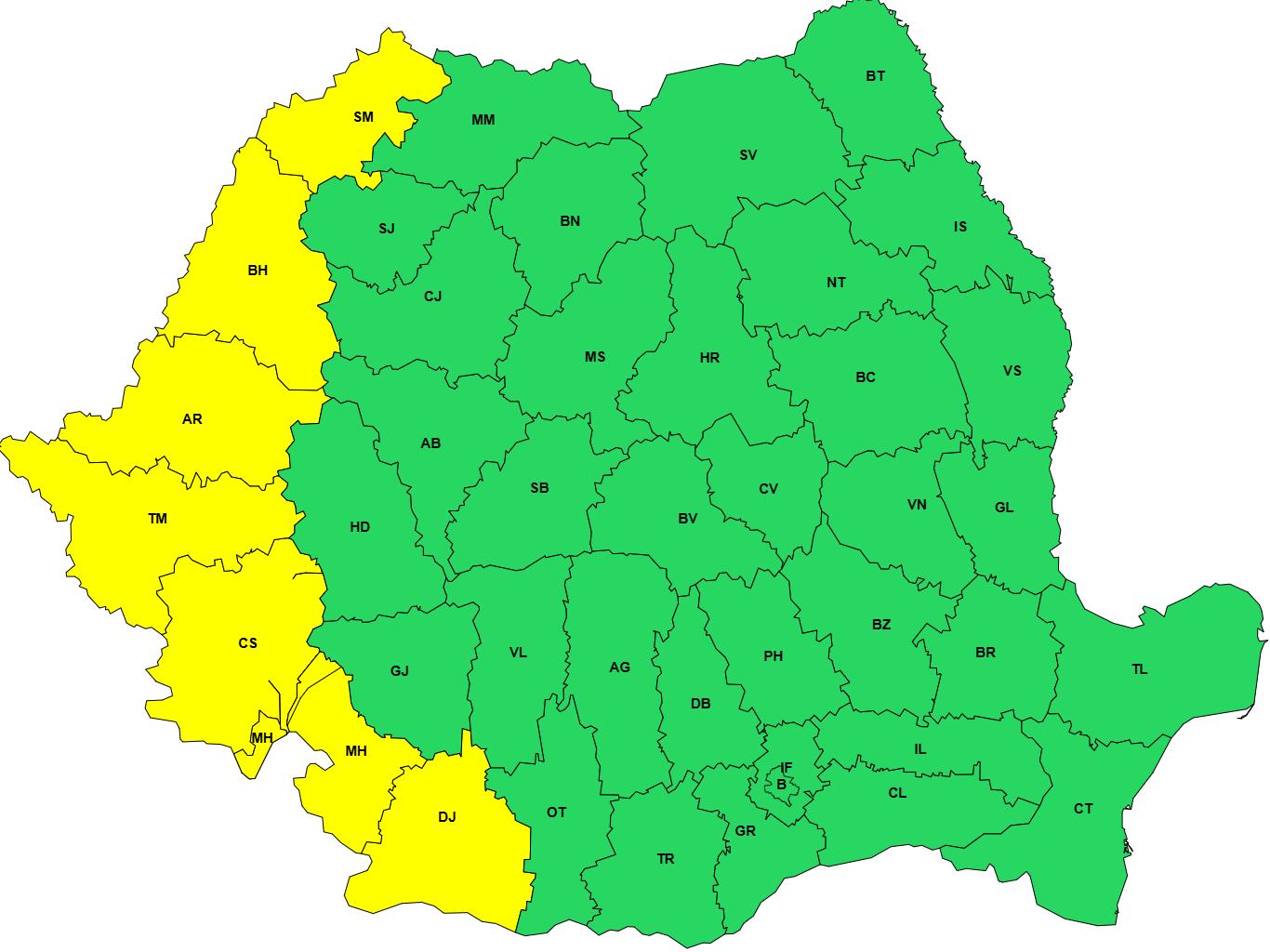 Val de căldură intens în România. Zonele în care se vor înregistra până la 39 de grade