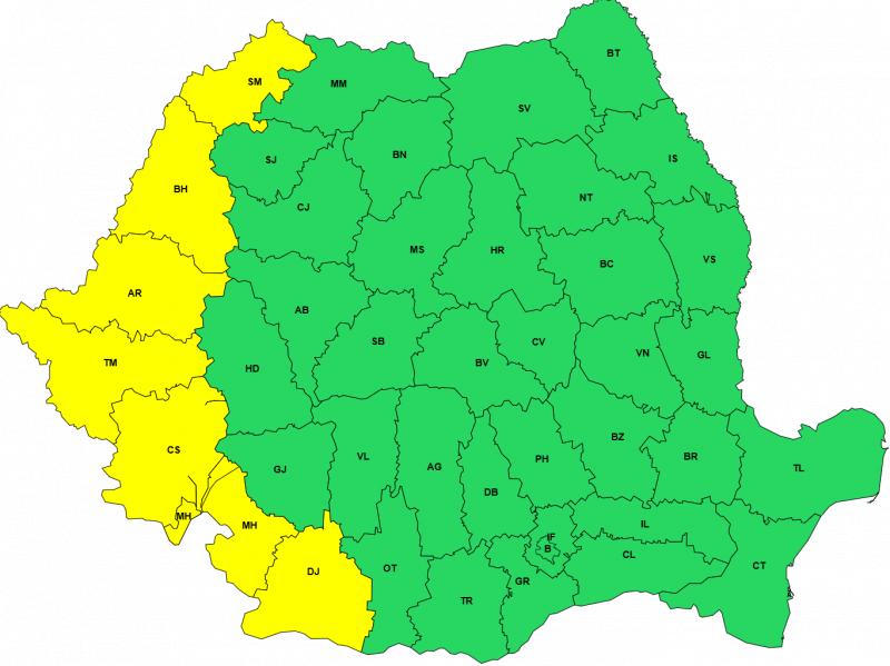 Val de căldură intens în România. Zonele în care se vor înregistra până la 39 de grade Val de căldură intens în România. Zonele în care se vor înregistra până la 39 de grade