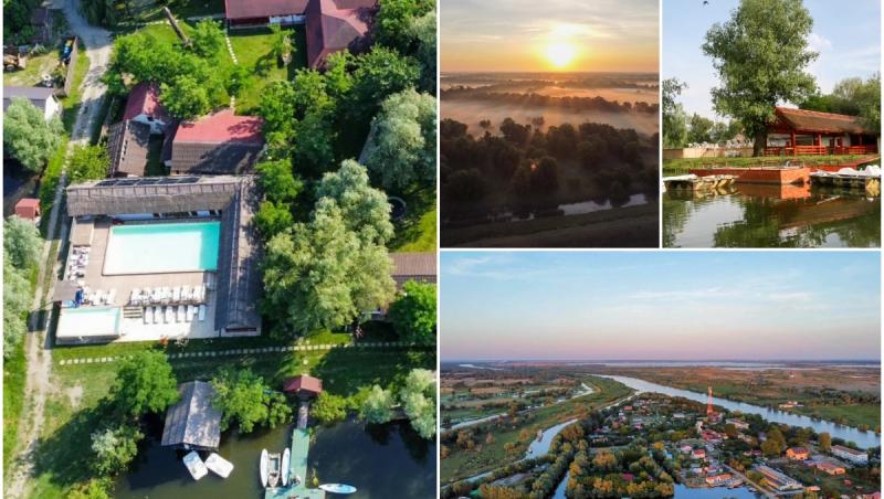 O insulă privată din Delta Dunării, vândută la preţ de penthouse în Bucureşti. Resortul, redus la jumătate