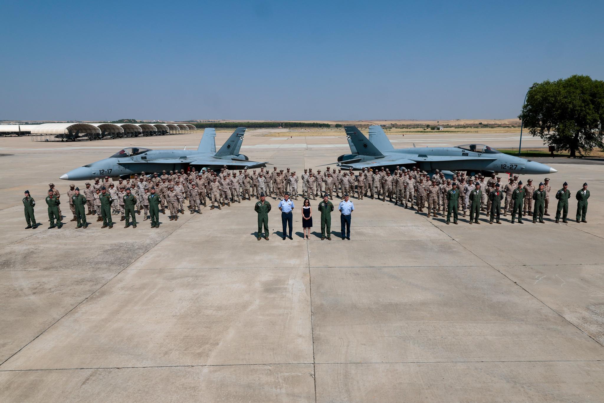 Spania trimite în România 7 avioane F-18, 200 de militari şi trei elicoptere NH-90 să vâneze drone ruseşti