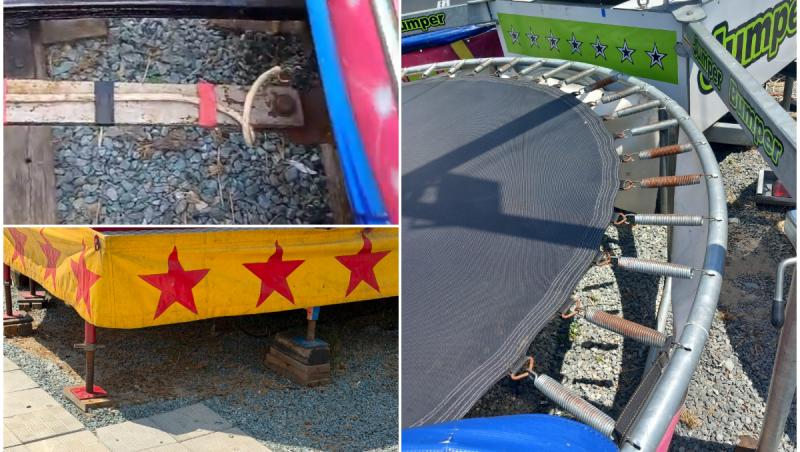 Parc de distracţii din Costineşti, amendat cu 17.000 lei pentru echipamente improvizate