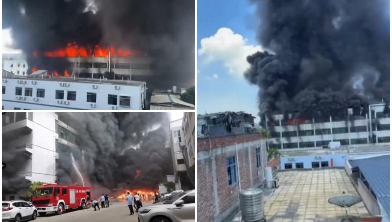 Cel puţin 28 de morţi într-un incendiu la o fabrică de încălţăminte din China