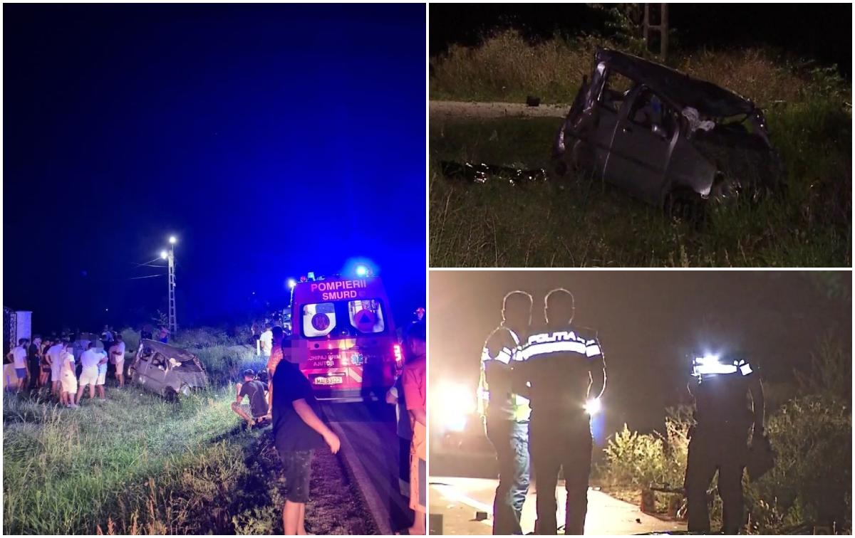 La 20 de ani, un șofer a semănat moarte în Corbii Mari. A murit în drum spre spital, după ce a luat 4 vieți