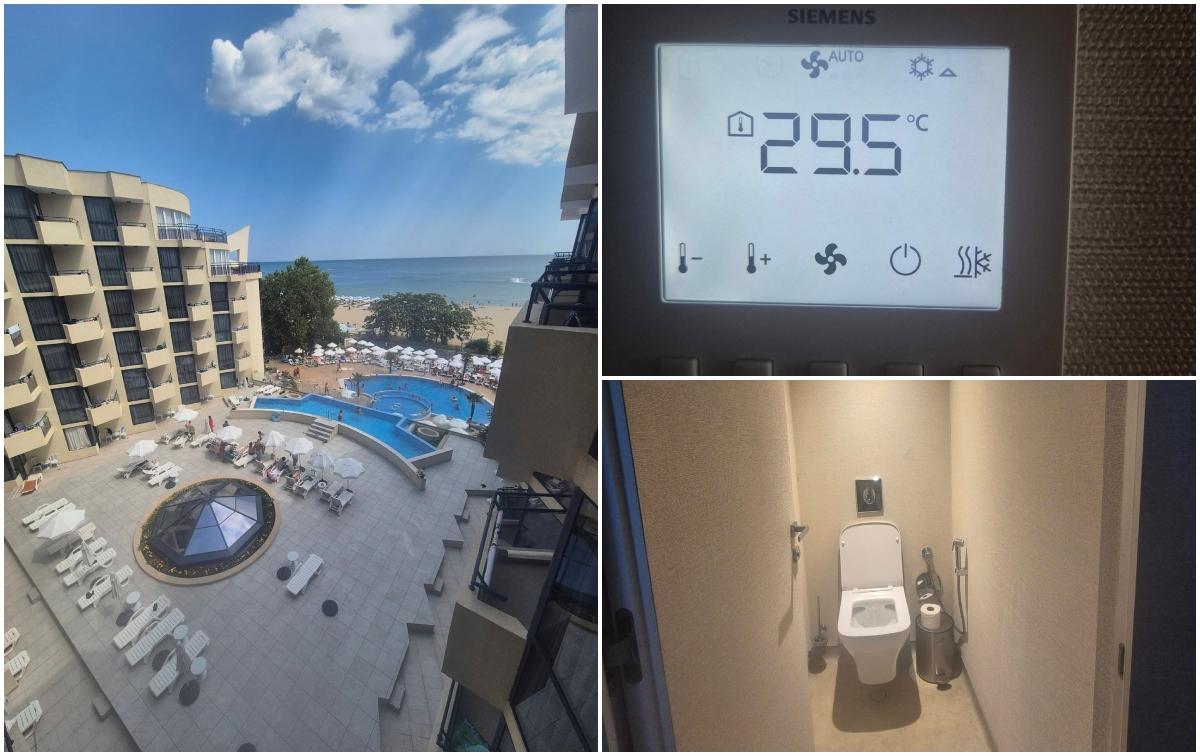 Români, revoltați că au dat 1.500 de euro la un hotel de patru stele în Bulgaria: "Am primit ventilatoare"