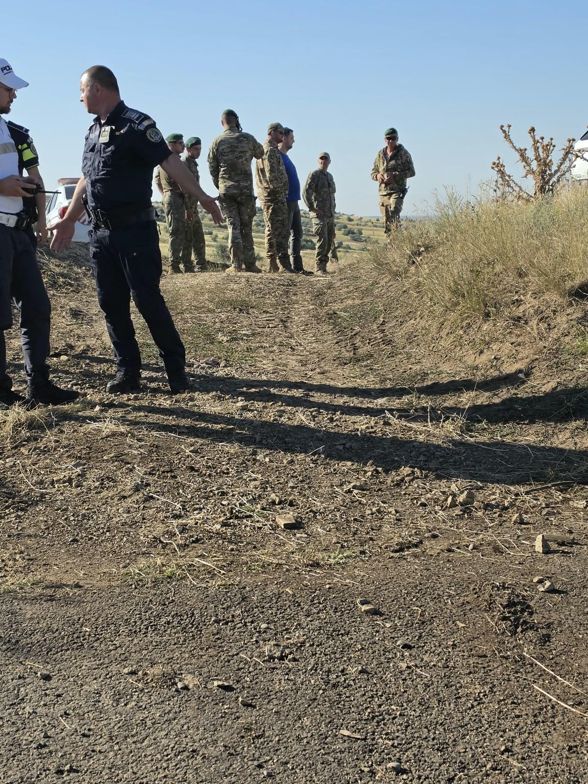 Drona doborâtă, căutată între Băleni și Cudalbi din judeţul Galaţi. Un fragment din proiectil a fost găsit