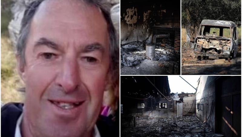 A murit în incendiile din Spania, în timp ce vorbea la telefon cu soţia lui: "Așa s-a s-a terminat totul"