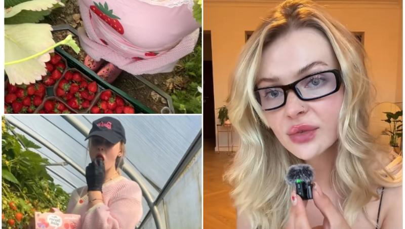 O influenceriţă poloneză a mers la cules de căpşuni în Germania. Câţi bani a câştigat după 33 de zile de muncă