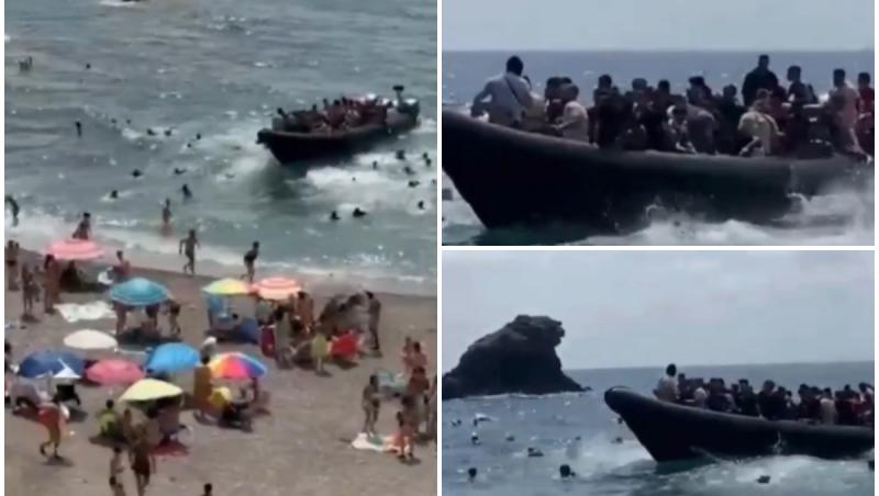 Stațiunea în care turiştii s-au trezit din senin asaltați de zeci de migranți