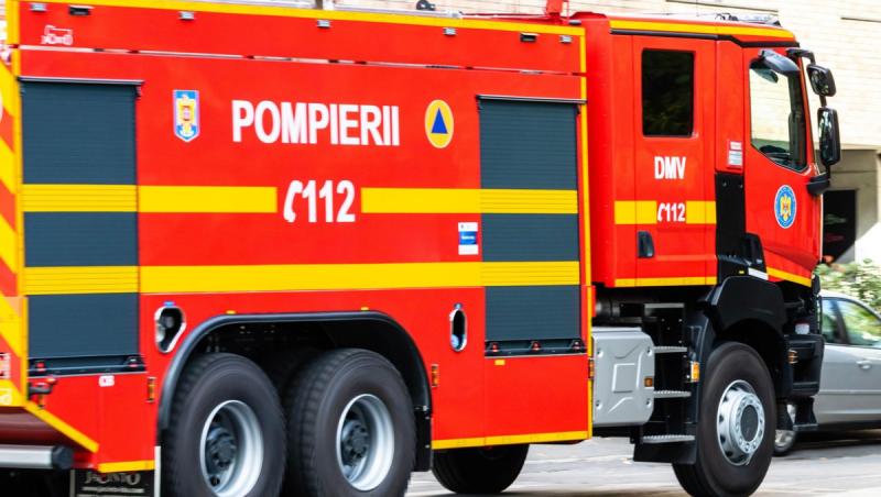 Accident cumplit pe DN1. O persoană a fost găsită carbonizată într-o mașină cuprinsă de flăcări
