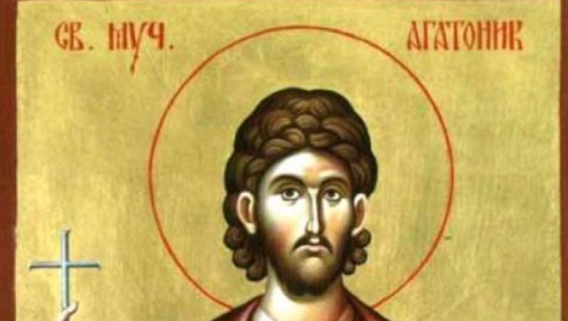 Sfântul Mucenic Agatonic este prăznuit pe 22 august