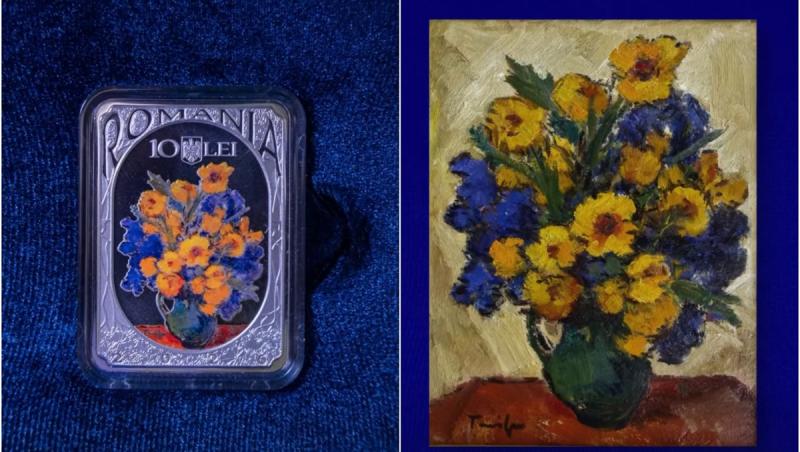 BNR lansează prima monedă dreptunghiulară cu un cunoscut pictor român. Cât costă