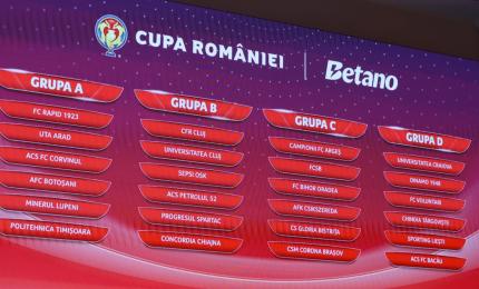 Cupa României: Craiova-Dinamo și CFR Cluj-U Cluj, în grupe. Programul meciurilor